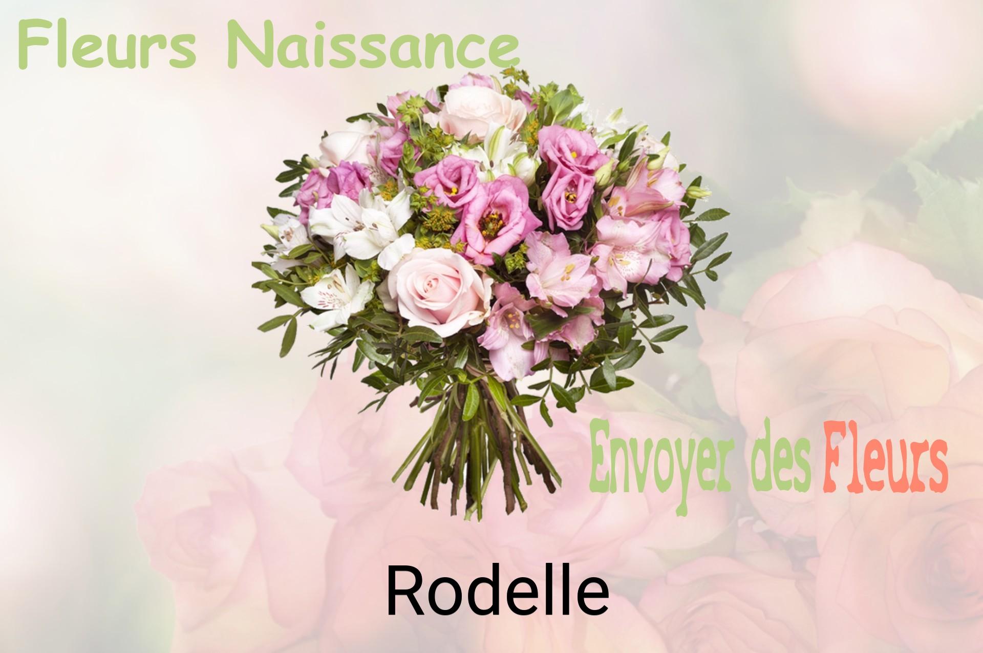 Bouquet de fleurs de naissance livré à Rodelle